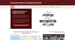 Desktop Screenshot of falmouthsciencefair.com